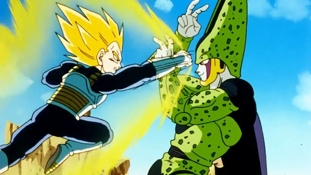 Dragonball Z Vegeta and Cell