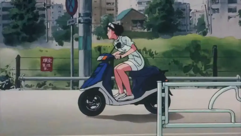 Roujin-Z - Haruko on Moped