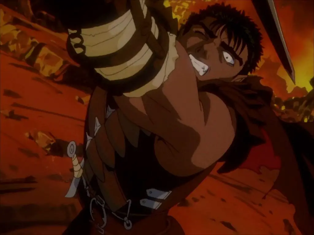 Guts takes a swing