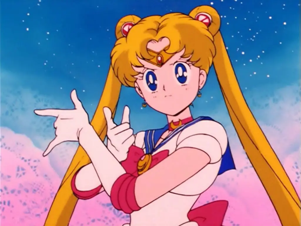 sailor moon posing