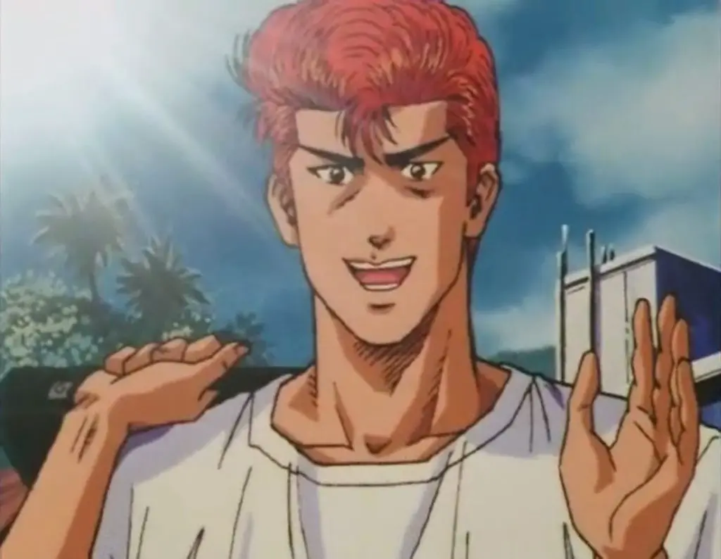 sakuragi smiles