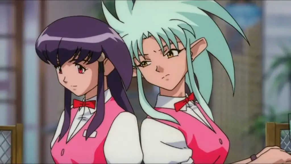 ryoko and ayeka working