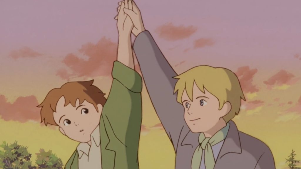 Romeo and Alfredo raising their hands