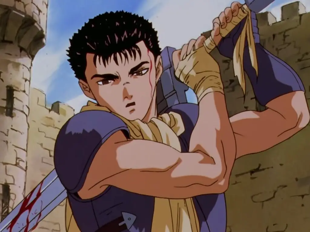 Guts holding his sword
