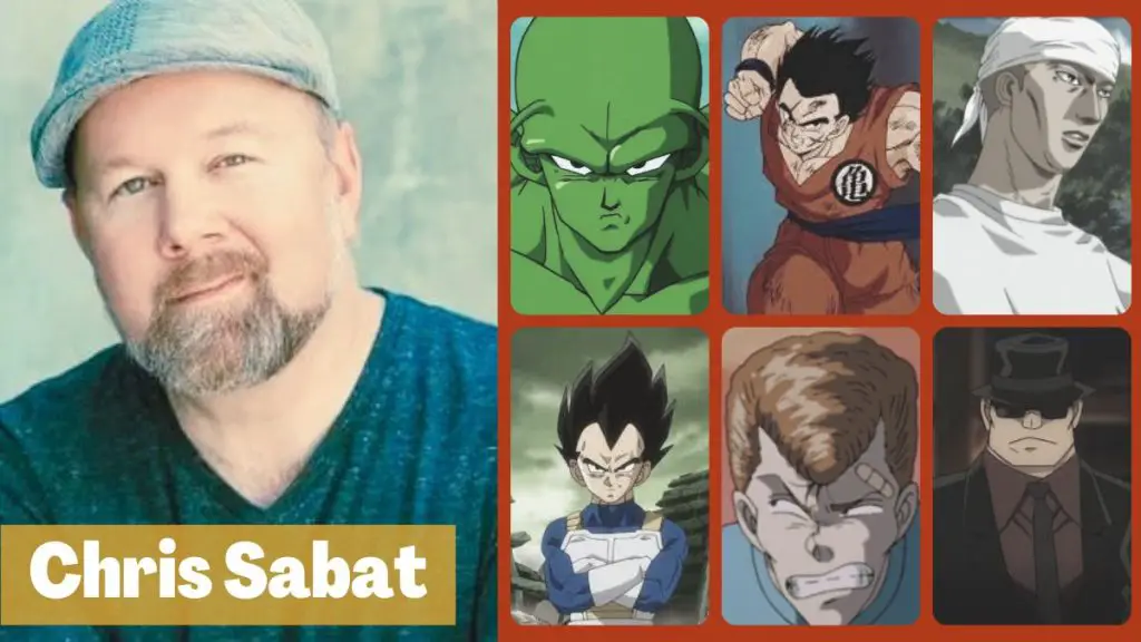 Chris Sabat and the Characters he voiced