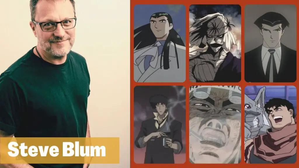 Steve Blum and the Characters he voiced