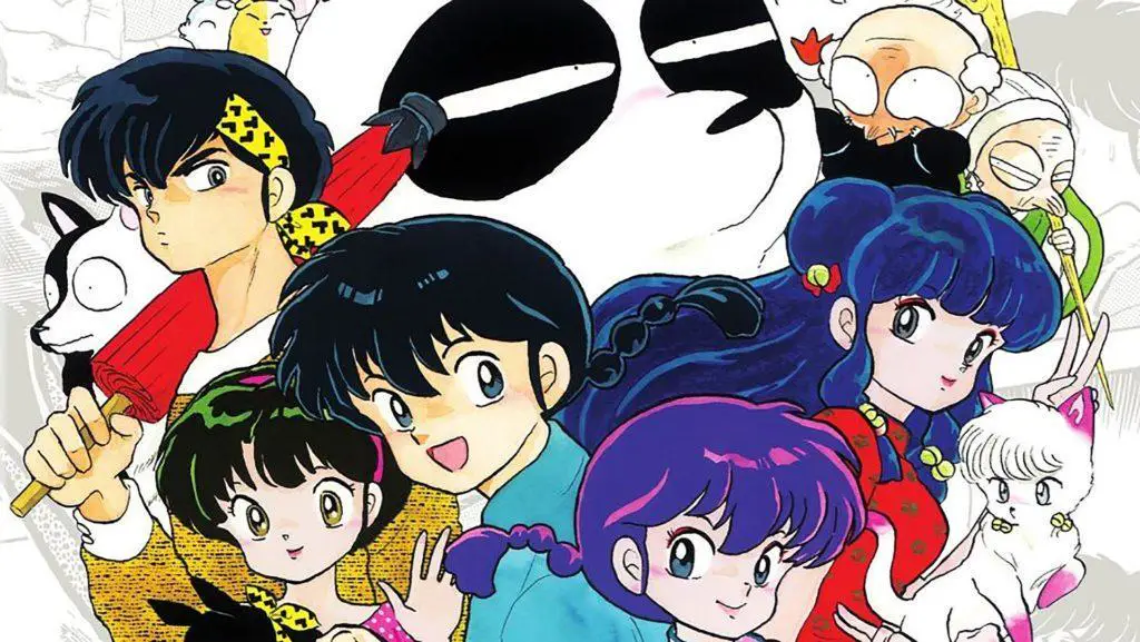 promo art featuring the characters of ranma 1/2
